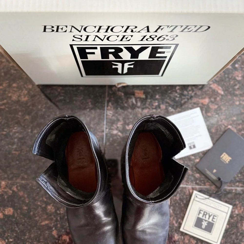 Frye Natalie Short Engineer Boot - Picture 10 of 12